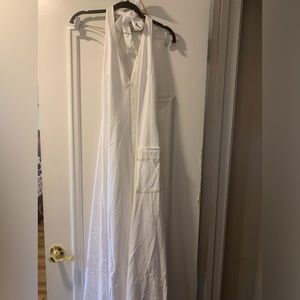 NWOT FREE PEOPLE BEACH Halter Maxi Dress in White